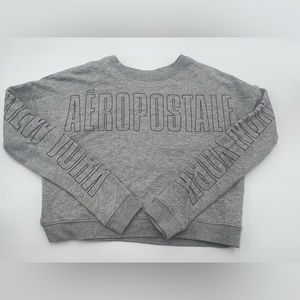 AEROPOSTALE Cropped Sweatshirt “New York” down the sleeves size XS